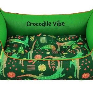 Pat Caine - CAZO Crocodile Vibe Green - 95x75cm